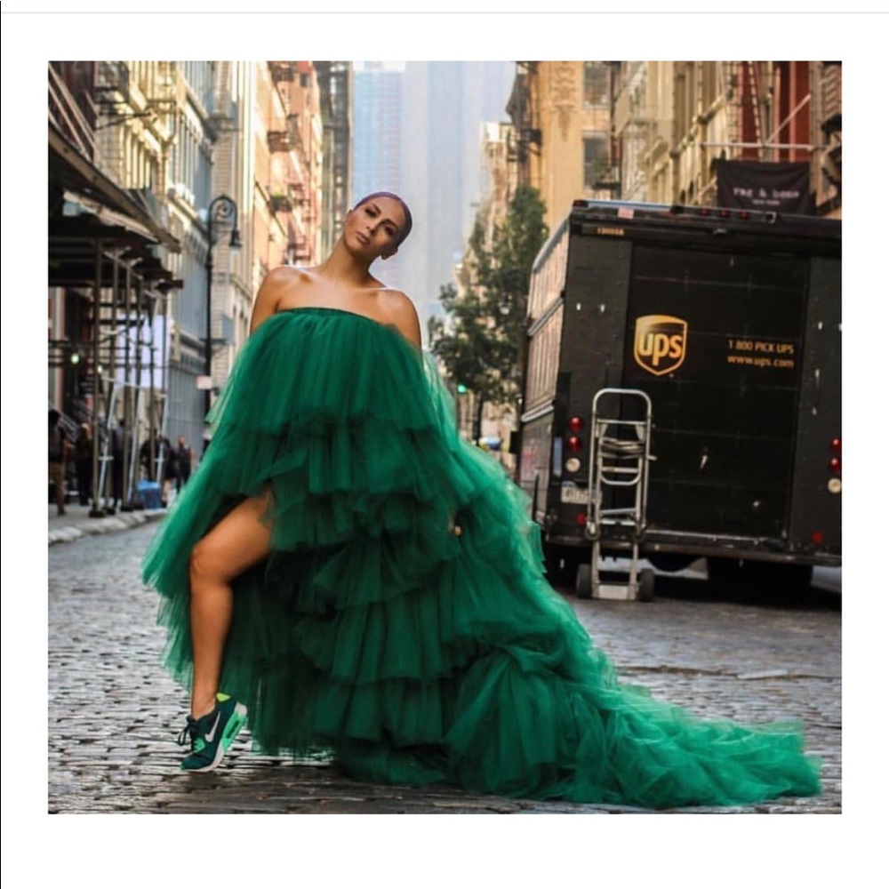 Huge tulle dress
